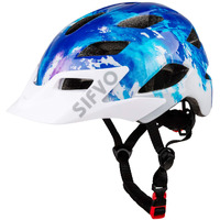 Kids Helmet, Sifvo Kids Bike Helmet Boys And Girls Bike Helmet With Cool Visor Helmet For Kids 5-14, Kids Bike Helmets Youth Bike Helmet Adjustable & Lightweight 50-57Cm (Navy Blue)