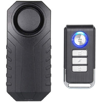 Mengshen Bicycle Alarm, Wireless Anti-Theft Burglar Security Alarm For Bike Motorcycle Car Vehicles Door Window, 113Db Super Loud And Waterproof (Remote Control Included)
