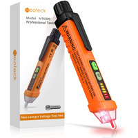 Neoteck Non-Contact Ac Voltage Tester Pen, Ac 12-1000V, Led Flashlight, Buzzer Alarm For Livenull Wire Judgment
