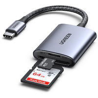 Ugreen Usb C Sd Card Reader, 2-In-1 Micro Sd Memory Card Reader For Tf Sd Micro Sd Sdxc Sdhc Mmc Rs-Mmc Micro Sdxc Card Compatible With Iphone 1515 Propro Max,Steam Deck, Macbook Mini 2023Pro, Ipad