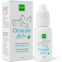 Ocucan Moisturizing Eye Drops For Dogs And Cats With Hyaluronic Acid Lubricating Relief Lube For Pets Dry Eyes Multidose 15 Ml