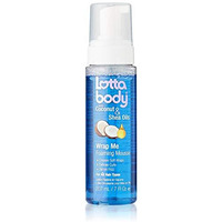 Lottabody Coconut Oil And Shea Wrap Me Foaming Curl Mousse , Creates Soft Wraps, Hair Mousse For Curly Hair, Defines Curls, Anti Frizz, 7 Fl Oz