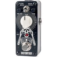 Sondery Distortion Guitar Effect Pedal, Recreation Of 70-80As Classical British Stack Sound - True Bypass, 2 Modes Of Bright And Normal - Mini Size, Art Design On Top And Diamond Cut Edge