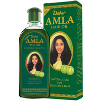 Dabur Amla Hair Oil - Amla Oil, Amla Hair Oil, Amla Oil For Healthy Hair And Moisturized Scalp, Indian Hair Oil For Men And Women, Bio Oil For Hair, Natural Care For Beautiful Hair (300Ml)