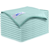 Mrsiga Ultra Fine Microfiber Cloths For Glass, Pack Of 12, 35 X 40Cm 137 X 157