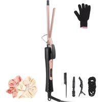 Curling Wand 9Mm, Thin Curling Iron, Tight Curls For All Hair Types, Tourmaline Ceramic Barrel 30-Second Heat-Up, Long&Short Hair Culer Pro Curling Tongs