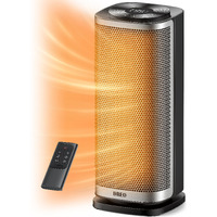 Dreo Space Heaters For Indoor Use Large Room Safe - 1500W Fast Heating Ceramic Electric & Portable Heaters With Thermostat, Oscillation, Tip-Over & Overheat Protection, For Office, Bedroom, And Home