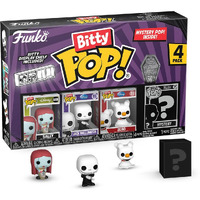 Funko Bitty Pop! The Nightmare Before Christmas Mini Collectible Toys - Sally, Jack Skellington, Zero & Mystery Chase Figure (Styles May Vary) 4-Pack