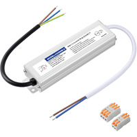 Karyoosi Waterproof Ip67 Led Driver Power Supply 12V 60W 5A, 110V Ac To 12V Dc Converter, Ideal For Indoor And Outdoor, Marine, And Industrial Led Lighting Applications