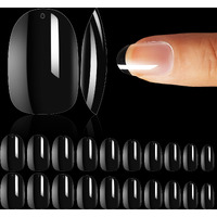 Makartt Nail Tips,Short Oval,Clear,500Pcs 10 Sizes,Full Cover,Press On Nails For Easy Nail Extension Manicure Soak Off Fake Nails Acrylic Nails False Nails For Gel Polish Nail Art Nail Salon Diy Nails