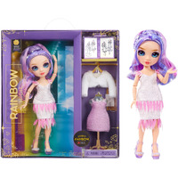 Rainbow High Fantastic Fashion Violet Willow - Purple 11 Fashion Doll And Playset With 2 Complete Doll Outfits, And Fashion Play Accessories, Great Gift For Kids 4-12 Years Old