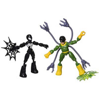 Spider-Man Marvel Bend And Flex Black Suit Vs. Doc Ock Action Figure Toys, 6-Inch Flexible Figures, For Kids Ages 4 And Up