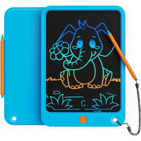 Lcd Writing Tablet 10 Inch, Toys For 3 4 5 6 7 8 9 10 Year Old Boys Girls, Colorful Doodle Board Drawing Tablet, Gift For Boys Toddlers Age 3-12 Years, Memo Board, Drawing Pads With Lanyard(Blue)