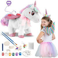 Unicorns Gifts For Girls Unicorn Toys For 3 Year Old Girls And Up Multifunction Remote Control Unicorn Costumes For Girls Diy Painting Kit Crafts For Kids Birthday Gift For Girls Ages 3 4 5 6 7 8