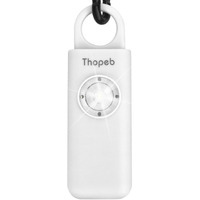 Original Self Defense For Women - Personal Alarm For Women - Recommended By Police - 130Db Siren Led Strobe Light Pop Color Key Chain (White)
