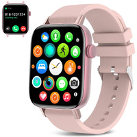 1.90'' With Smart Watch(Answer/Make Calls),Smart Fitness Tracker Watches For Android/Ios Phones,Bluetooth Call And Text Message/Sleep Monitor/Heart Rate/Step Counter Android Smartwatch For Women Men