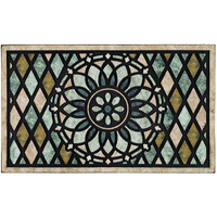 Chichic Door Mat Welcome Mat 17X 30 Inch Front Door Mat Outdoors For Home Entrance Outdoors Mat For Outside Entry Way Doormat Entry Rugs, Heavy Duty Non Slip Rubber Back Low Profile, Flower