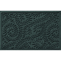 Bungalow Flooring Waterhog Door Mat, 2' X 3' Made In Usa, Durable And Decorative Floor Covering, Skid Resistant, Indoor/Outdoor, Water-Trapping, Boxwood Collection, Evergreen