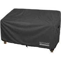 Ultcover Waterproof Outdoor Deep Seat Sofa Bench Cover 76W X 40D X 35H Inch Patio Furniture Couch Cover, Black