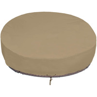 Sunpatio Outdoor Daybed Cover 75""Dia, Patio Furniture Sofa Cover Waterproof, All Weather Protection Round Canopy Day Bed Cover With Taped Seam, Heavy Duty Fadestop Material, 75"" Dia X 35""/16