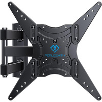 Perlesmith Full Motion Tv Wall Mount For 26-60 Inch Tvs, Tv Mount With Articulating Arms Swivels Tilt Extension - Wall Mount Tv Brackets Vesa 400X400 Fits Led Lcd Oled 4K Tvs Up To 77 Lbs