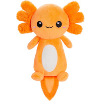 Axolotl Microwavable Unscented Heating Pad For Women And Kids- Cute Soft Cozy Pillow Plush Heatable Warm Stuffed Animals - Kawaii Hot And Cold Plushie Food Toy - Axolotl Gifts For Girls And Boys