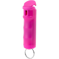 Mace Brand Maximum Strength Pepper Spray With Keyguard Hard Case (Hot Pink) - Accurate 10 Powerful Pepper Spray, Flip Top Safety Cap, Leaves Uv Dye On Skin - Great For Self-Defense