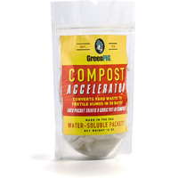 Green Pig Compost Accelerator Converts Yard Waste To Fertile Humus In 30 Days And Helps Control Odors Associated With Compost Piles, 1 Bag (12 Dissolvable Packets)