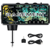 Donner Bass Guitar Headphone Amp Basement Usb Rechargeable Mini Portable Bass Headphone Amplifier For Bass Guitar