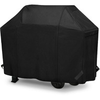 Icover Gas Grill Cover 58 Inch 600D Canvas Waterproof Uv Resistant Heavy Duty Bbq Cover 7130 For Weber 3 Burner Grill,Char Broil,Holland, Jenn Air