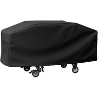 Upgraded Griddle Cover For Blackstone 36 Inch Griddle, Heavy Duty Waterproof Cover With Large Air Vent And Straps, Also Fits More 4-Burner Flap Top Grill, Black