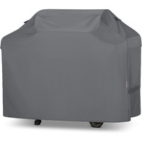 Unicook 65 Inch Grill Cover For Outdoor Grill, Heavy Duty Waterproof Bbq Cover, Fade Resistant Gas Barbecue Protector, Compatible With Weber, Char-Broil, Nexgrill Bbqs Up To 63 "" Wide, Gray