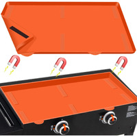 28"" Griddle Mat Silicone For Blackstone, Magnetic Protective Cover Mats Blackstone Griddle Top Covers For Blackstone Protector Outdoor-Orange