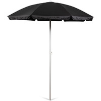 Oniva - A Picnic Time Brand Outdoor Canopy Sunshade Beach Umbrella 5.5' - Small Patio Umbrella - Beach Chair Umbrella, (Black)