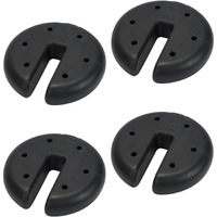 Quik Shade Set Of 4 Heavy Duty Weight Plates For Securing Instant And Pop-Up Canopies And Tents,Black