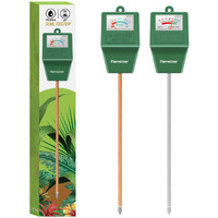 Kensizer Soil Tester, Soil Moisture/Ph Meter, Gardening Farm Lawn Test Kit Tool, Digital Plant Probe, Water Hydrometer For Indoor Outdoor, No Battery Required