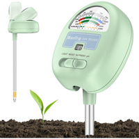Soil Moisture Meter,4-In-1 Soil Ph Meter, Soil Tester For Moisture, Light,Nutrients, Ph,Soil Ph Test Kit, Great For Garden, Lawn, Farm, Indoor & Outdoor Use (No Battery Required)
