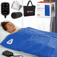 Lifepro Far Infrared Sauna Blanket - Portable Infrared Sauna For Home Relaxation - Sauna Blanket - Infrared Blanket Sauna With 77-176 F Temp Range