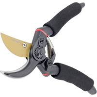 Toolteng Garden Bypass Pruning Shears, Heavy-Duty Garden Clippers, Garden Scissors, Tree Ttrimmers And Rose Pruning Shears, Multipurpose Garden Shears For Gardening (Black)