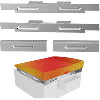 Wind Guards For Blackstone 17 Inch Griddle, Blackstone Griddle Accessories, Stainless Steel Magnetic Wind Screen, Compatible With Rear Grease Cup, Hood And Side Shelf, Gas Saving, Silver