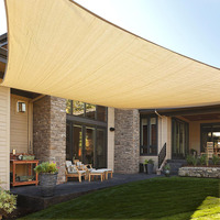 Love Story 12' X 16' Rectangle Sun Shade Sail Canopy Uv Block Sun Shade For Outdoor Patio Garden Backyard, Sand (We Make Custom Size)