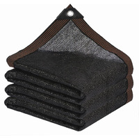 Shade Cloth - Garden Shade Mesh Netting With Grommets Outdoor Sun Shade Cover For Pergola Patio Plants Greenhouse Chicken Coop Black 90% Shading Rate(6X3Ft)