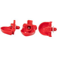 Rentacoop Diy Waterer Kit - Horizontal Nipples With Dribble Dish And Installation Tool - Great For Chickens, Turkeys, Peafowl, And Other Poultry - 6 Pack