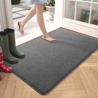 Color G Door Mats Indoor, 36""X59"" Grey Front Door Mat Indoor Door Rugs For Entryway Indoor, Inside Door Mats Absorbent Floor Mat, Non Slip Washable Entryway Rug Entry Rugs For Inside House 3X5