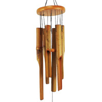Mumtop Bamboo Wind Chimes, Outdoor Wooden Wind Chime With Amazing Deep Tone For Garden, Patio, Home Or Outdoor Decor