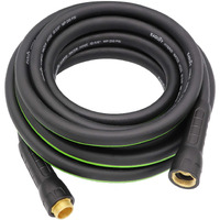 Eaduty Hybrid Garden Hose 5/8 In. X 25 Ft, Heavy Duty, Lightweight, Flexible With Swivel Grip Handle And Solid Brass Fittings