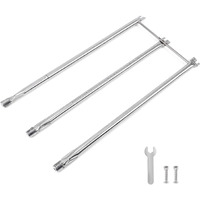 Qulimetal 7508 Grill Burner Tube Set For Weber Genesis Silver B/C Gold B/C, Spirit 700, Spirit E-310, E-320 (2007-2012) Side Control Grills, 3 Burner Tube Set Replaces Weber 10460, 10409