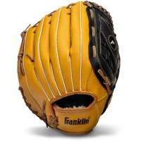 Franklin Sports Baseball And Softball Glove - Field Master - Baseball And Softball Mitt Tan, 14"" - Basket Web