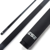Gse 58"" 2-Piece Fiberglass Graphite Composite Billiard Pool Cue Stick For Men/Women, Billiard Cue Stick For House Or Commercial/Bar Use (Matte Black, 19Oz)