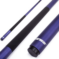 Gse 58"" 2-Piece Fiberglass Graphite Composite Billiard Pool Cue Stick For Men/Women, Billiard Cue Stick For House Or Commercial/Bar Use (Matte Blue, 21Oz)